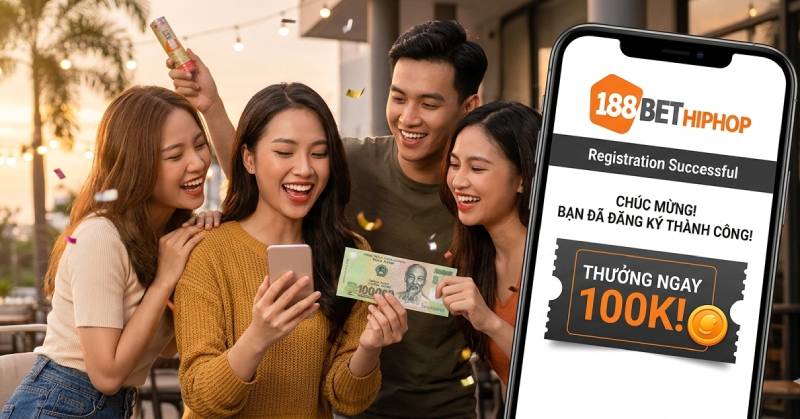 Đăng ký tài khoản 188bet thưởng ngay 100k