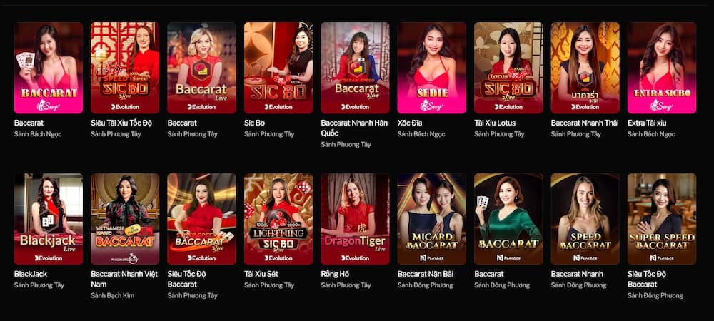 Thế giới Casino đặc sắc độc quyền tại 188bet chính thức